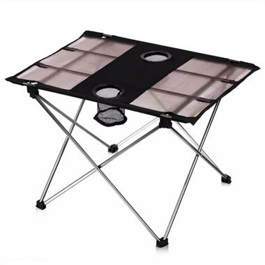 Портативний складаний столик з підстаканниками